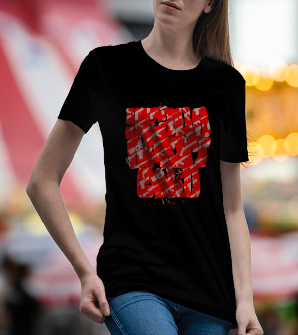 Years Spent Cold Red Camouflage Rifles T-Shirt