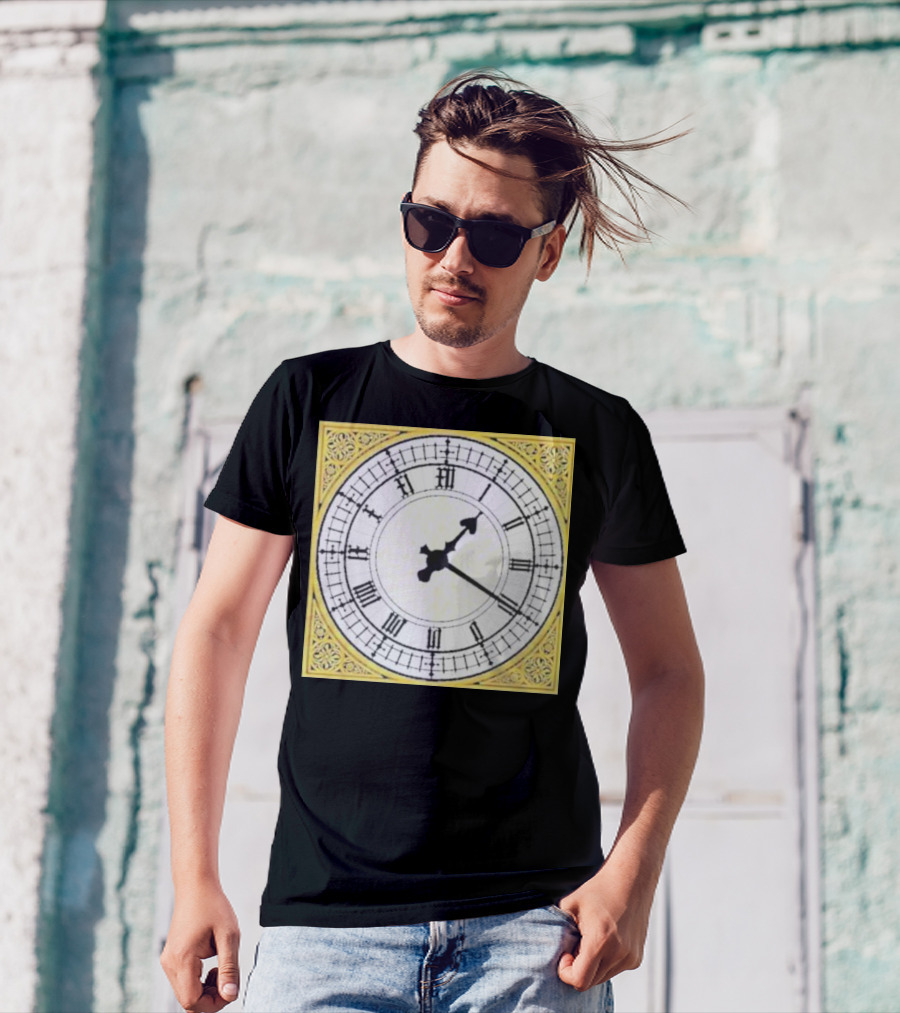 Big Ben 1 20 Clock Face Iconic T-Shirt