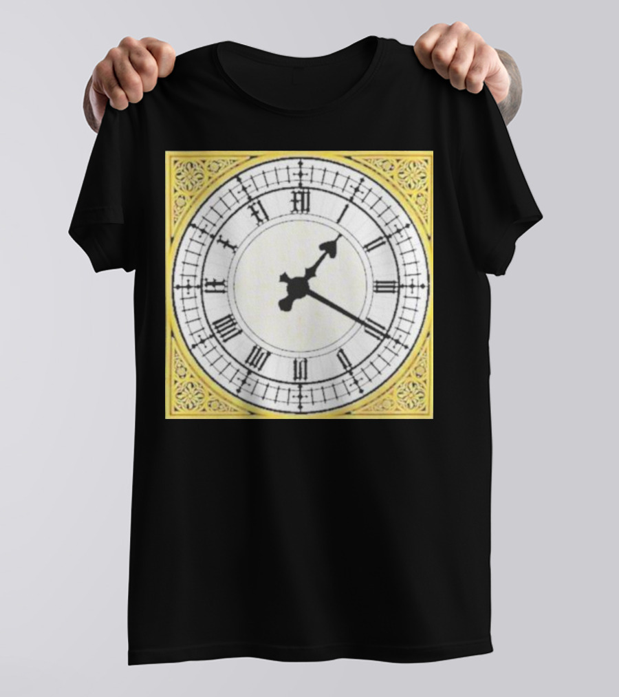 Big Ben 1 20 Clock Face Iconic T-Shirt