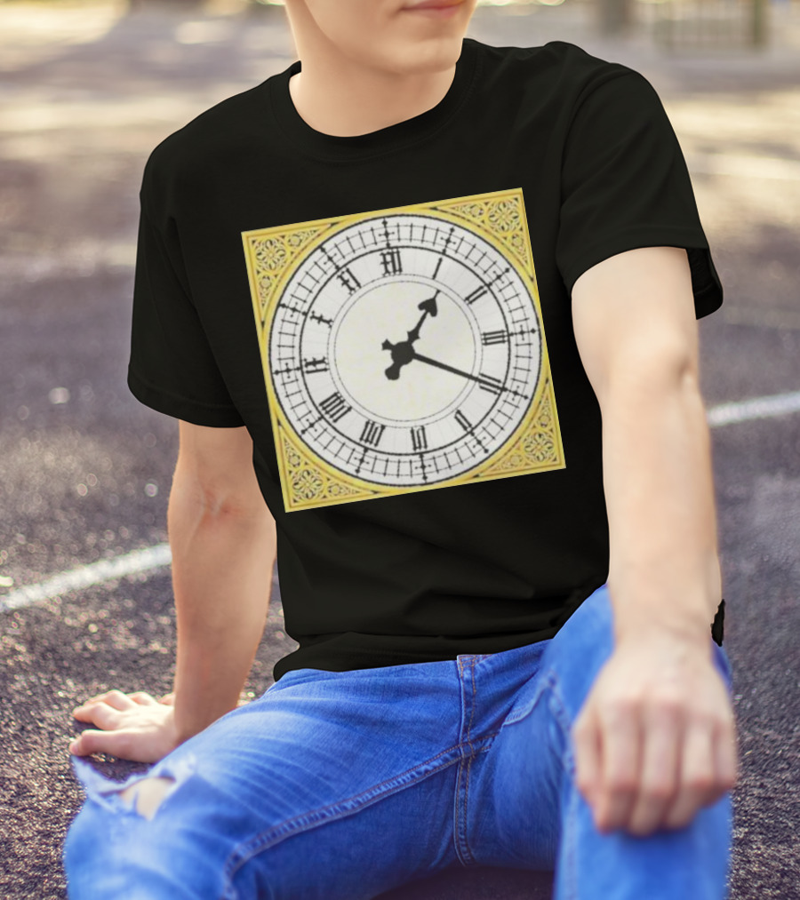 Big Ben 1 20 Clock Face Iconic T-Shirt
