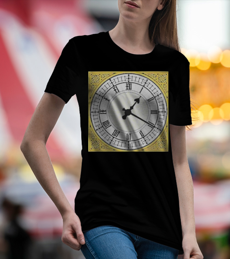 Big Ben 1 20 Clock Face Iconic T-Shirt