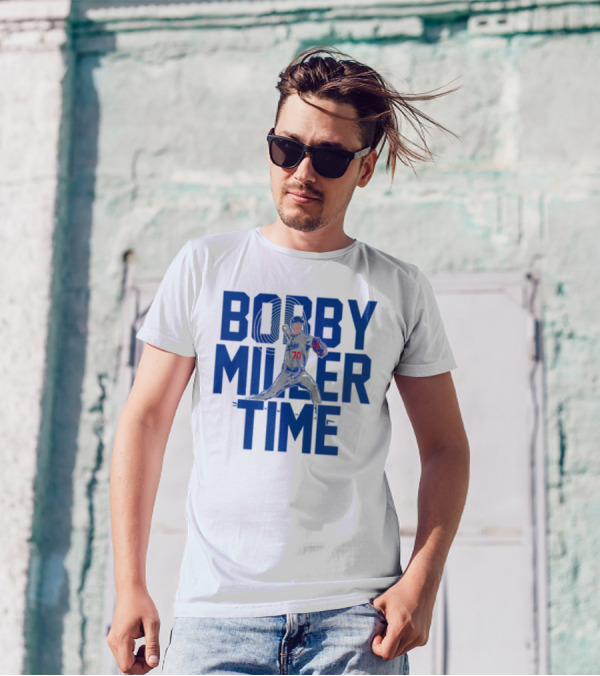 Bobby Miller Time Baseball Player Number 70 Dodgers Pitcher T-Shirt