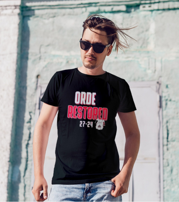 Alabama Crimson Tide ORDE Restored 27-24 Bulldog T-Shirt