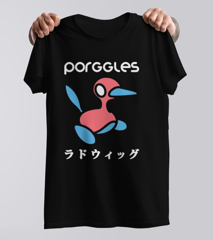 Porggles Ludwig Parody Pink Blue Bird T-Shirt