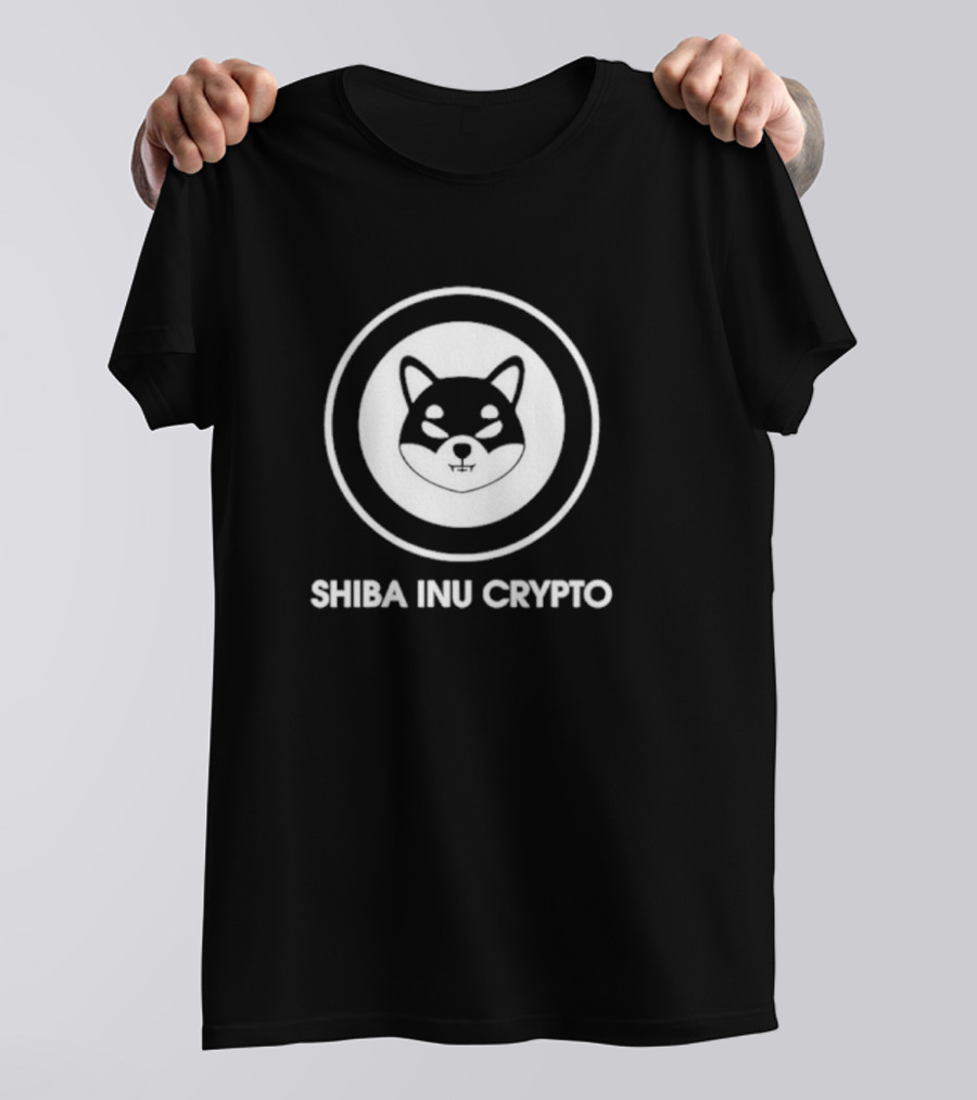 SHIBA INU CRYPTO CIRCLE FACE T-Shirt