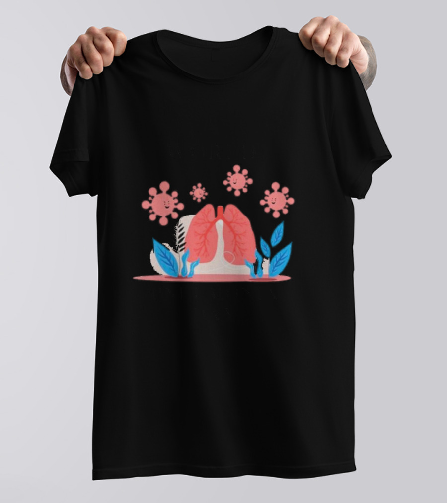 World Pneumonia Day Lungs And Germs Awareness T-Shirt