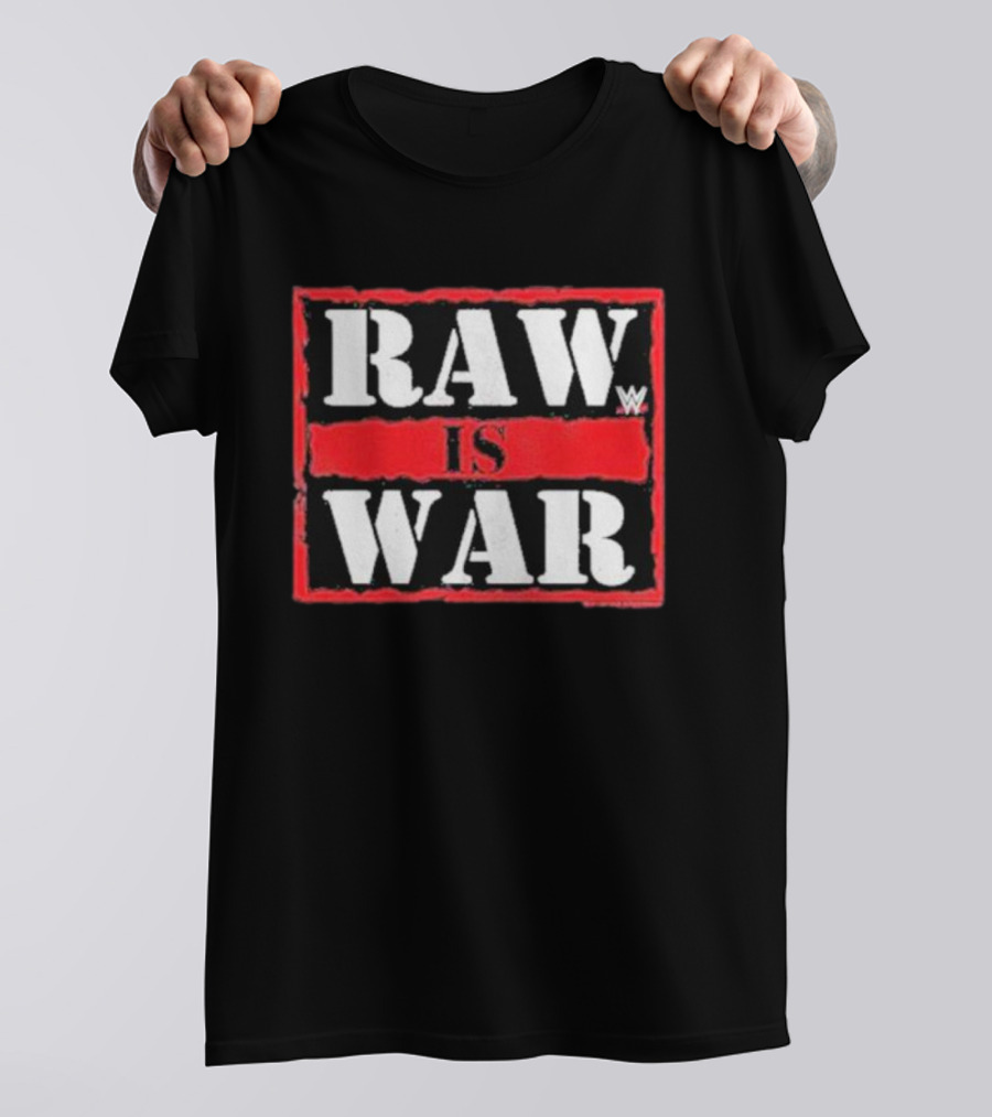 WWE Raw Is War Logo Design Ripple Junction T-Shirt
