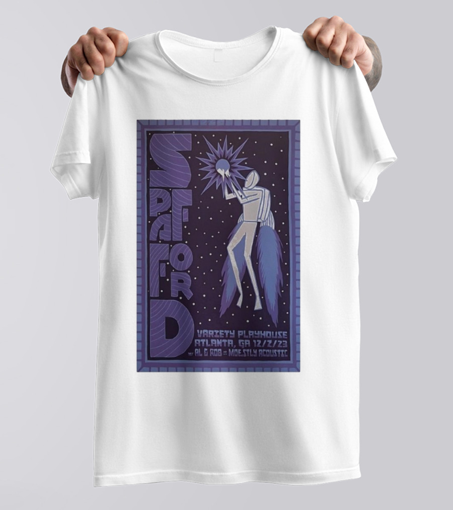 Spafford Variety Playhouse Atlanta GA 12/2/23 AL And ROB Mostly Acoustic T-Shirt