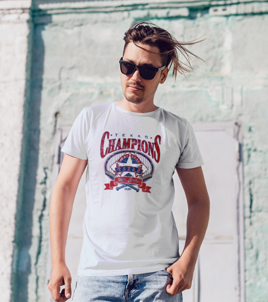 Texas Champions 1972 Baseball Jomboy T-Shirt