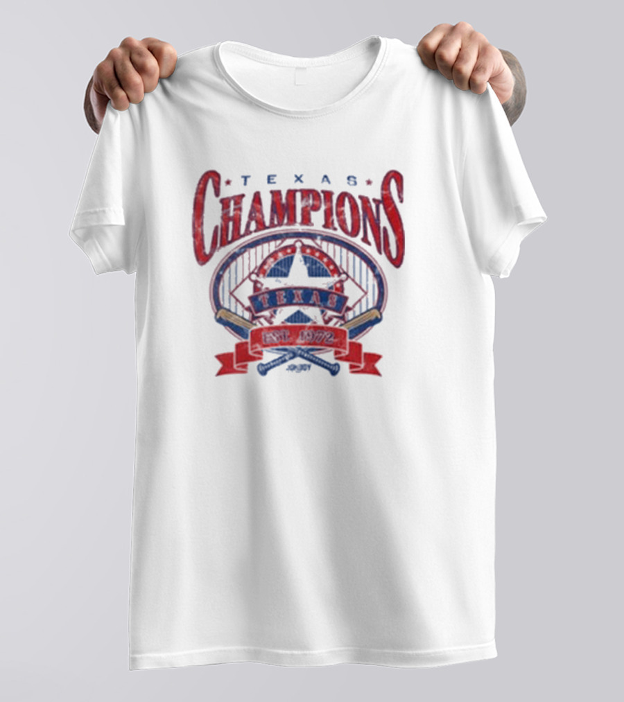 Texas Champions 1972 Baseball Jomboy T-Shirt