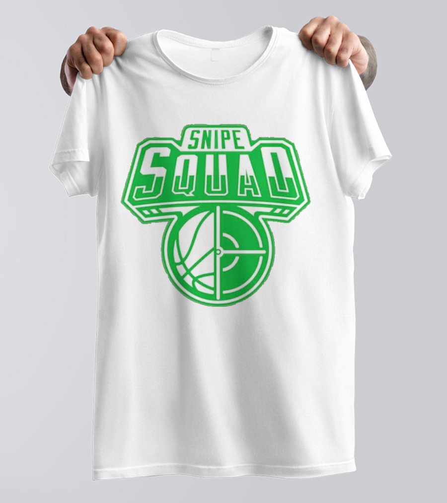 Boston Celtics Snipe Squad Basketball Crosshair T-Shirt
