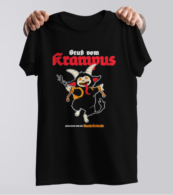 Grub Vom Krampus Präsentiert Von Der Nachtschicht T-Shirt