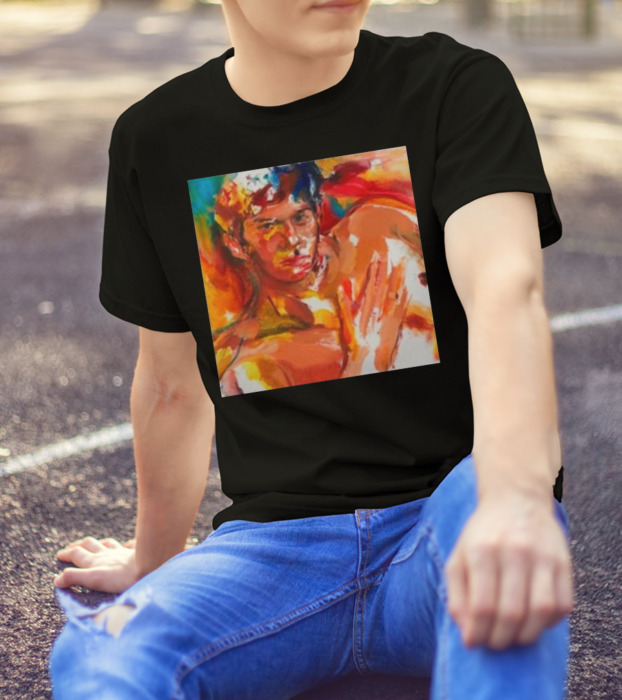 Live For Me Vinyl Abstract Colorful T-Shirt