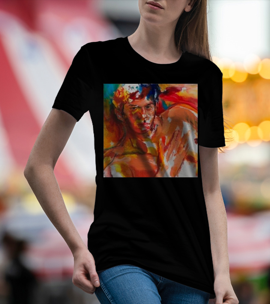 Live For Me Vinyl Abstract Colorful T-Shirt