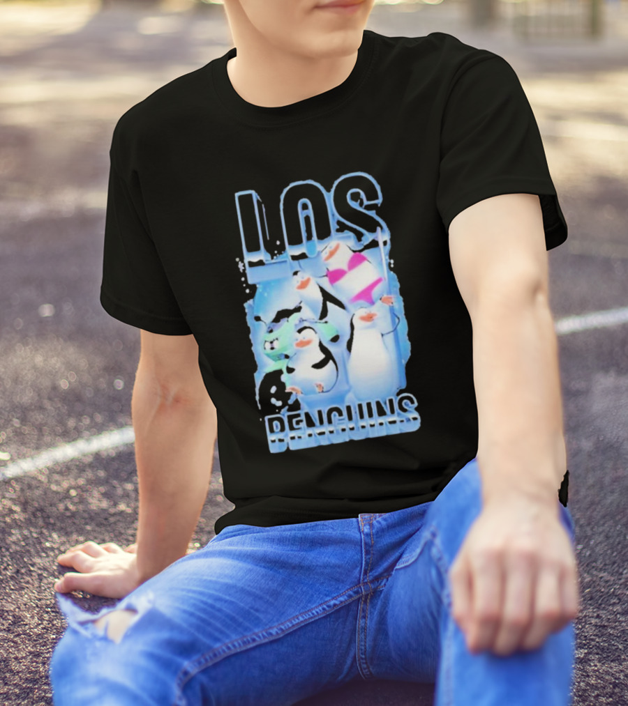 Los Penguins Animated Dancing Ice Party T-Shirt