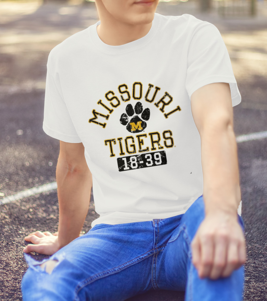 Missouri Tigers 18-39 Paw Logo Mizzou Legacy T-Shirt