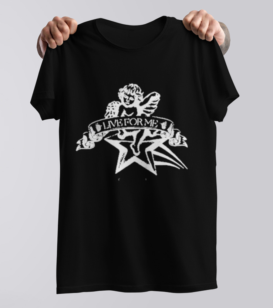 Omar Apollo Live For Me Angelic Cherub With Star T-Shirt