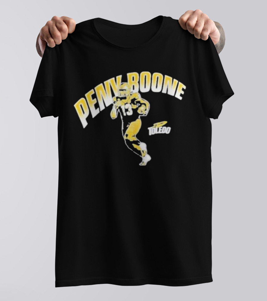 Penny Boone Toledo Football Number 13 Caricature T-Shirt