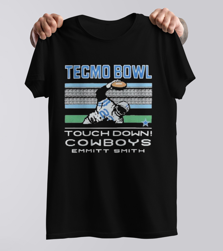 Tecmo Bowl Touchdown Cowboys Emmitt Smith T-Shirt