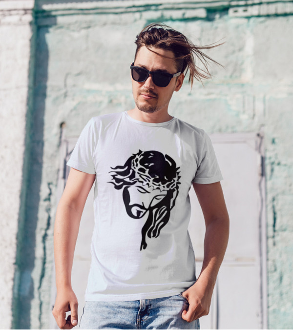 Jesus Christ Crown Of Thorns Christian T-Shirt
