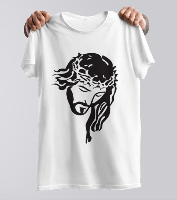 Jesus Christ Crown Of Thorns Christian T-Shirt