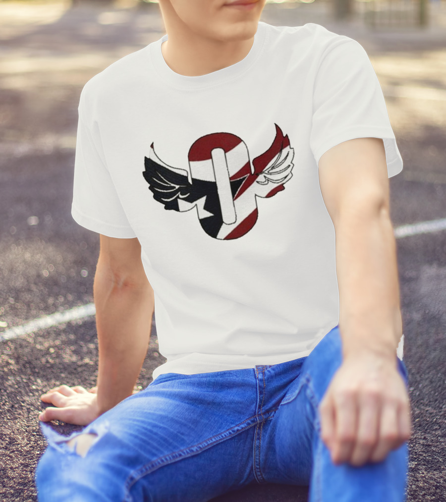 A1 Vintage Outkast Winged Emblem Flag T-Shirt