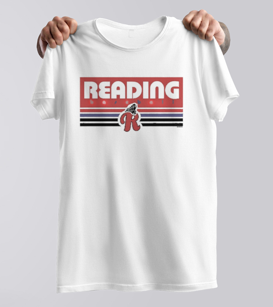 Reading Baseball Bimmridder Train Oatmeal T-Shirt