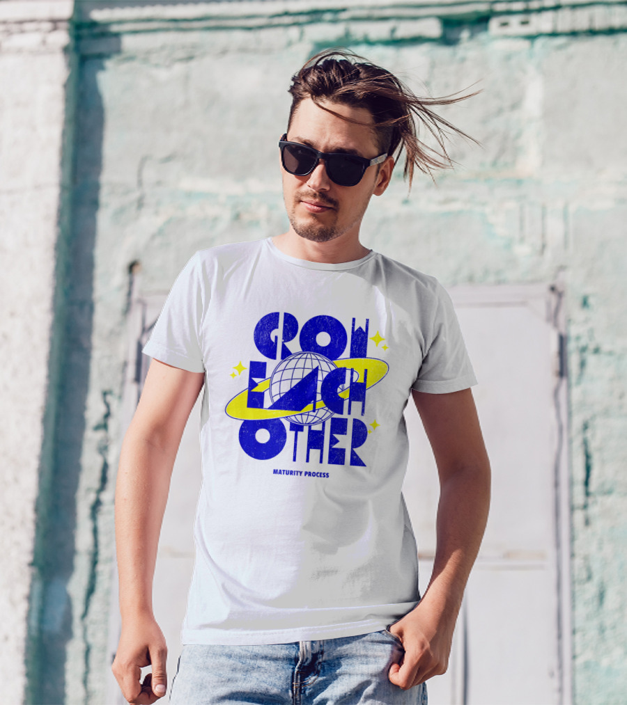 GROW EACH OTHER MATURITY PROCESS Planetary T-Shirt