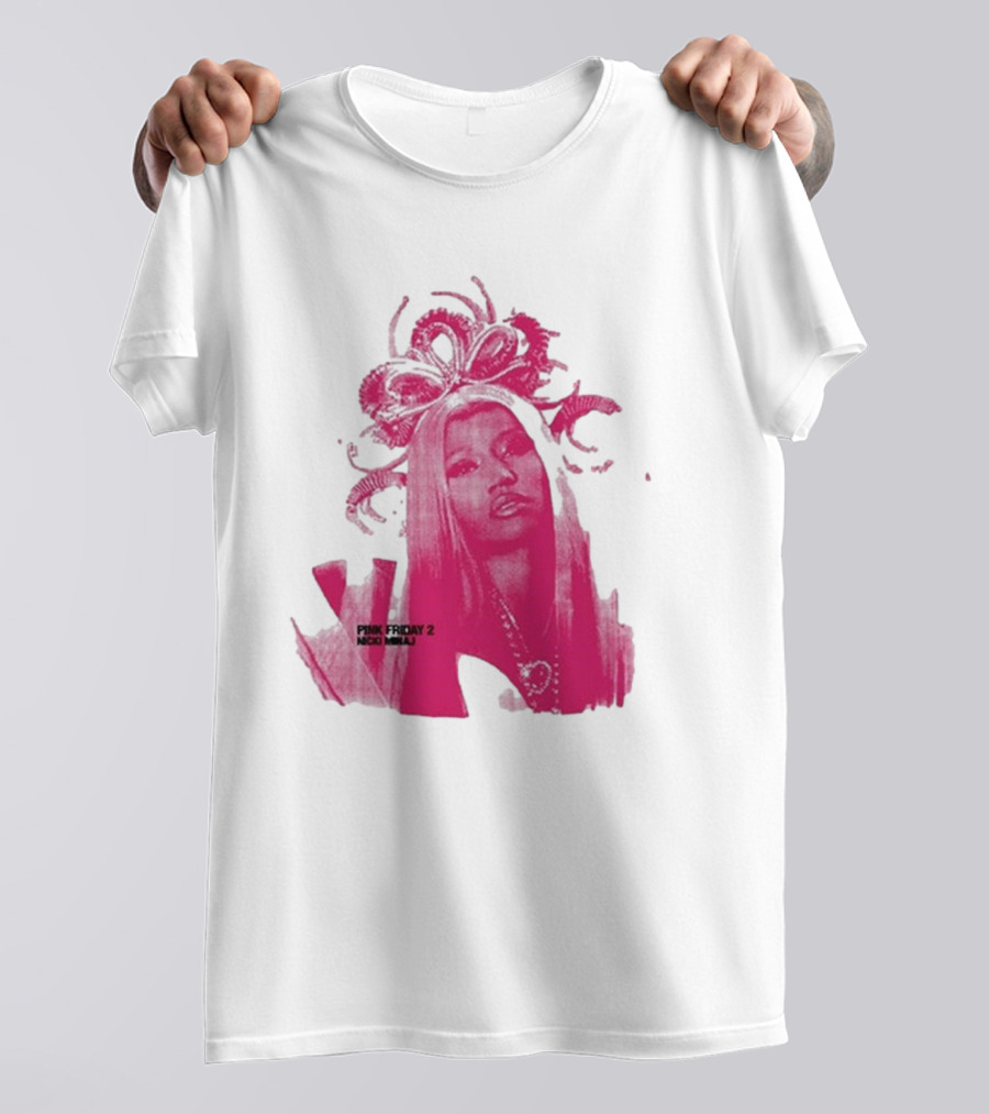 Nicki Minaj Pink Friday 2 Artistic Pink T-Shirt