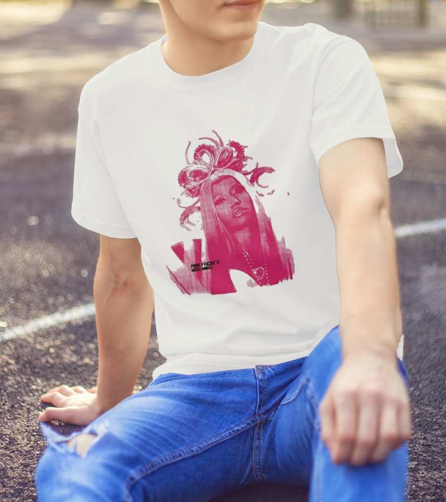Nicki Minaj Pink Friday 2 Artistic Pink T-Shirt