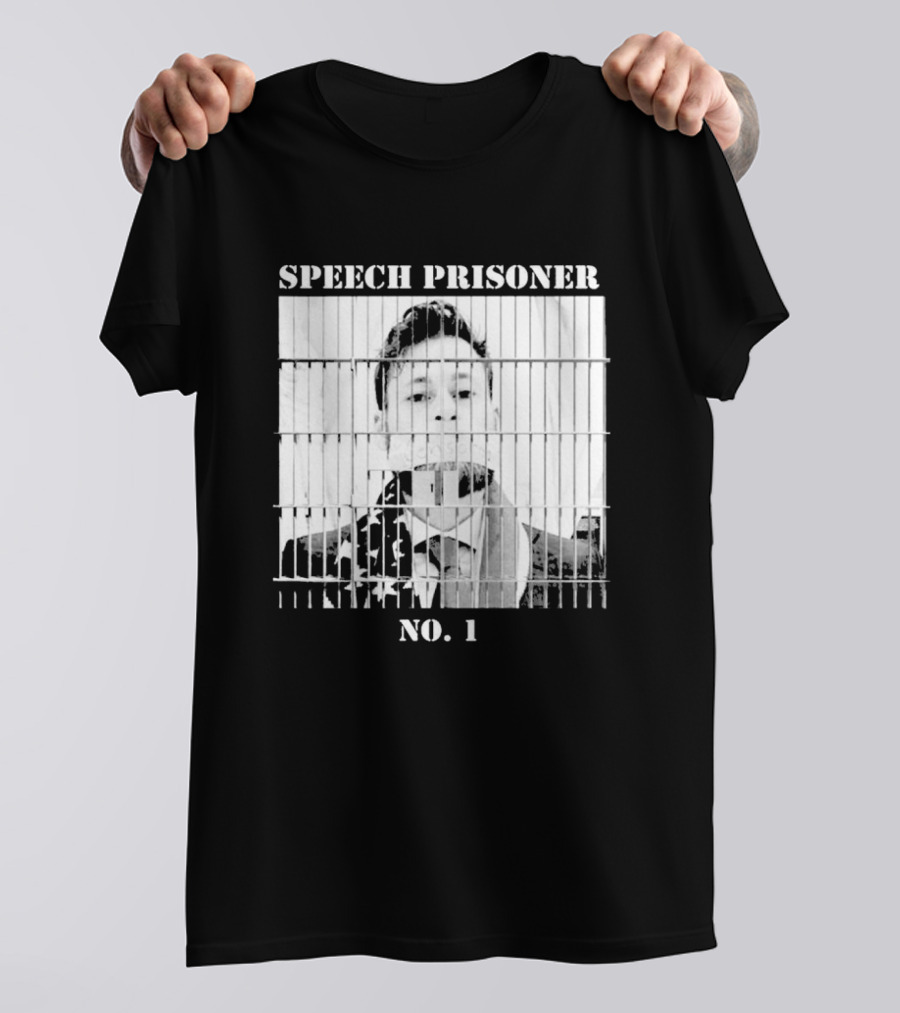 SPEECH PRISONER NO. 1 Owen Shroyer Photo T-Shirt