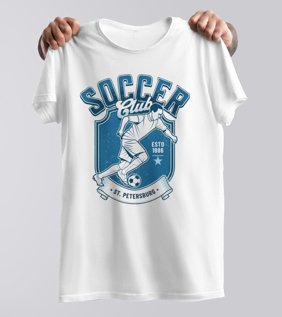 Soccer Club St. Petersburg ESTD 1986 T-Shirt