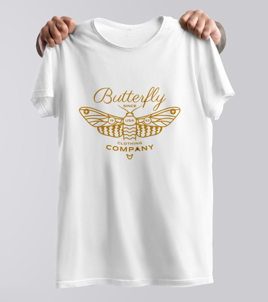Butterfly Since 1992 USA Clothing Company T-Shirt