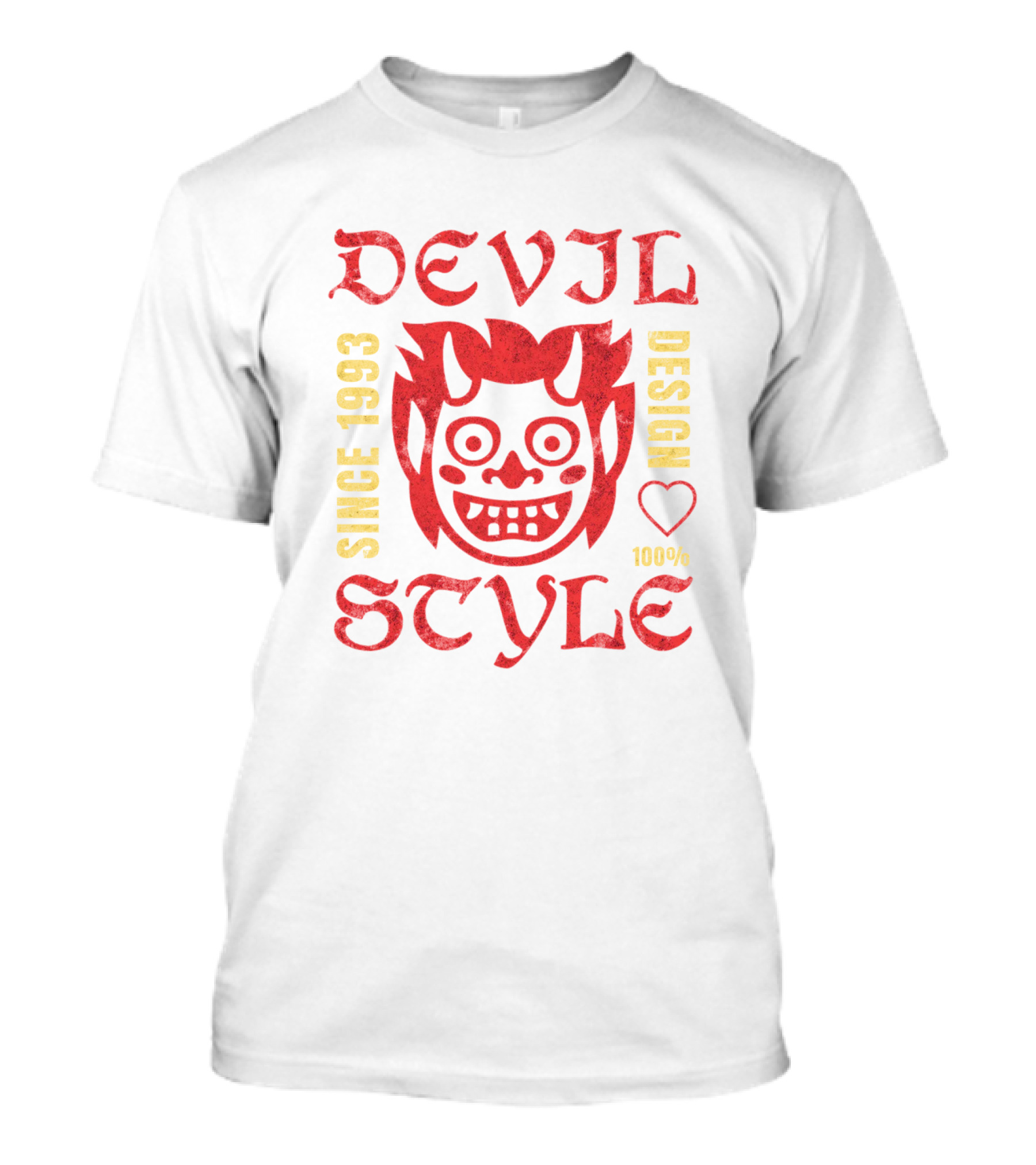 Devil Style Design Since 1993 100% T-Shirt