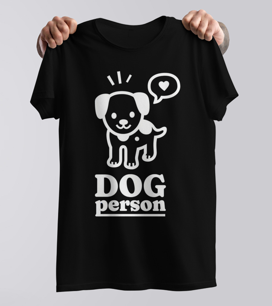 Dog Person Cute Animal Heart T-Shirt