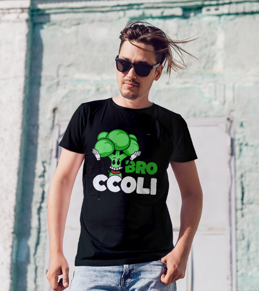 Hi Broccoli Green Goodness For A Healthy Life T-Shirt