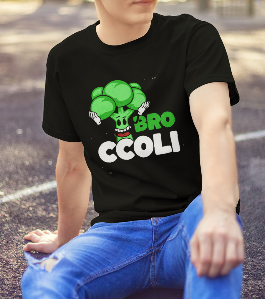 Hi Broccoli Green Goodness For A Healthy Life T-Shirt