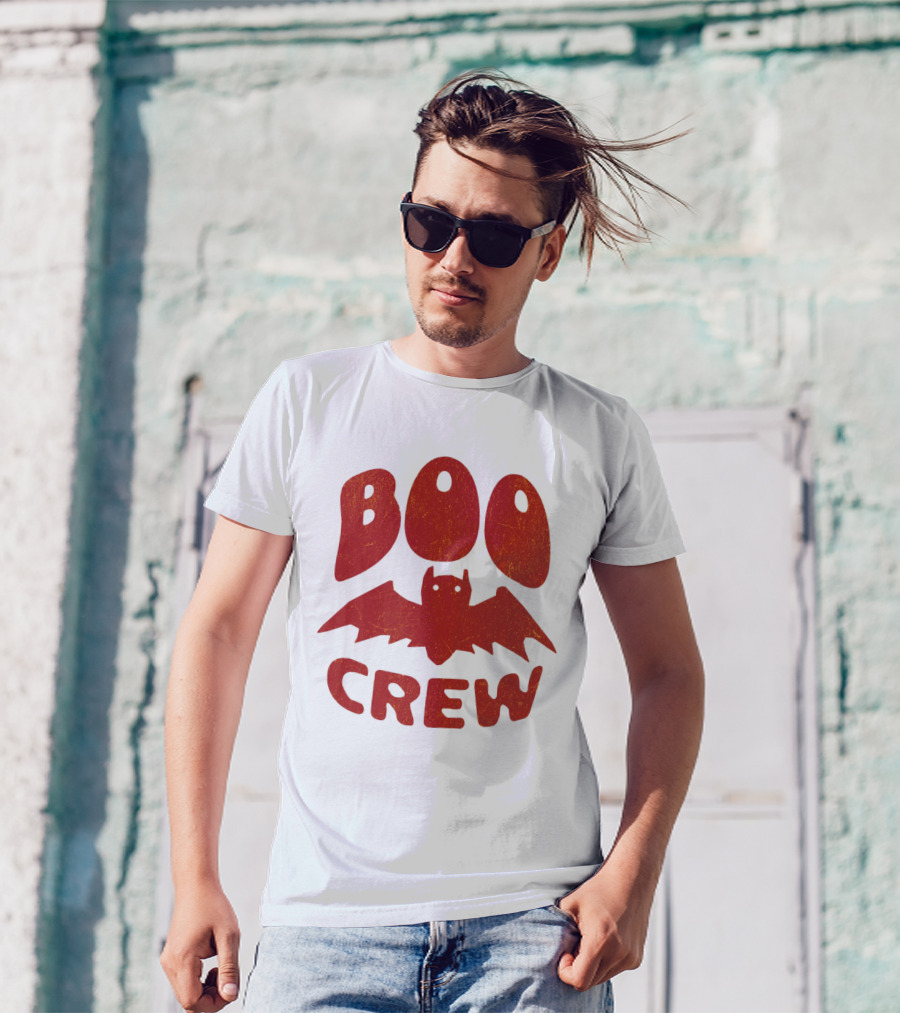 BOO CREW Bat Halloween T-Shirt