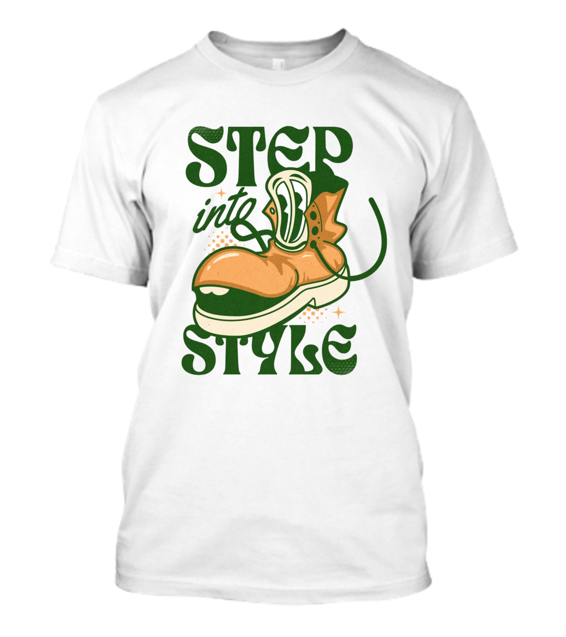 Step Into Style Retro Shoes T-Shirt