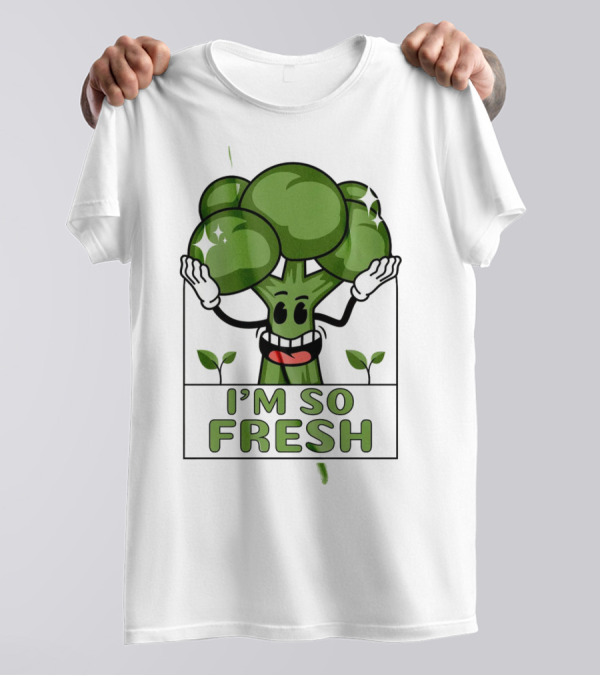 I'm So Fresh Broccoli Sparkle T-Shirt