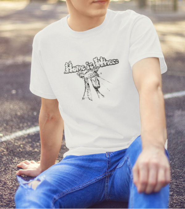 Home Is Where Deer Sketch T-Shirt