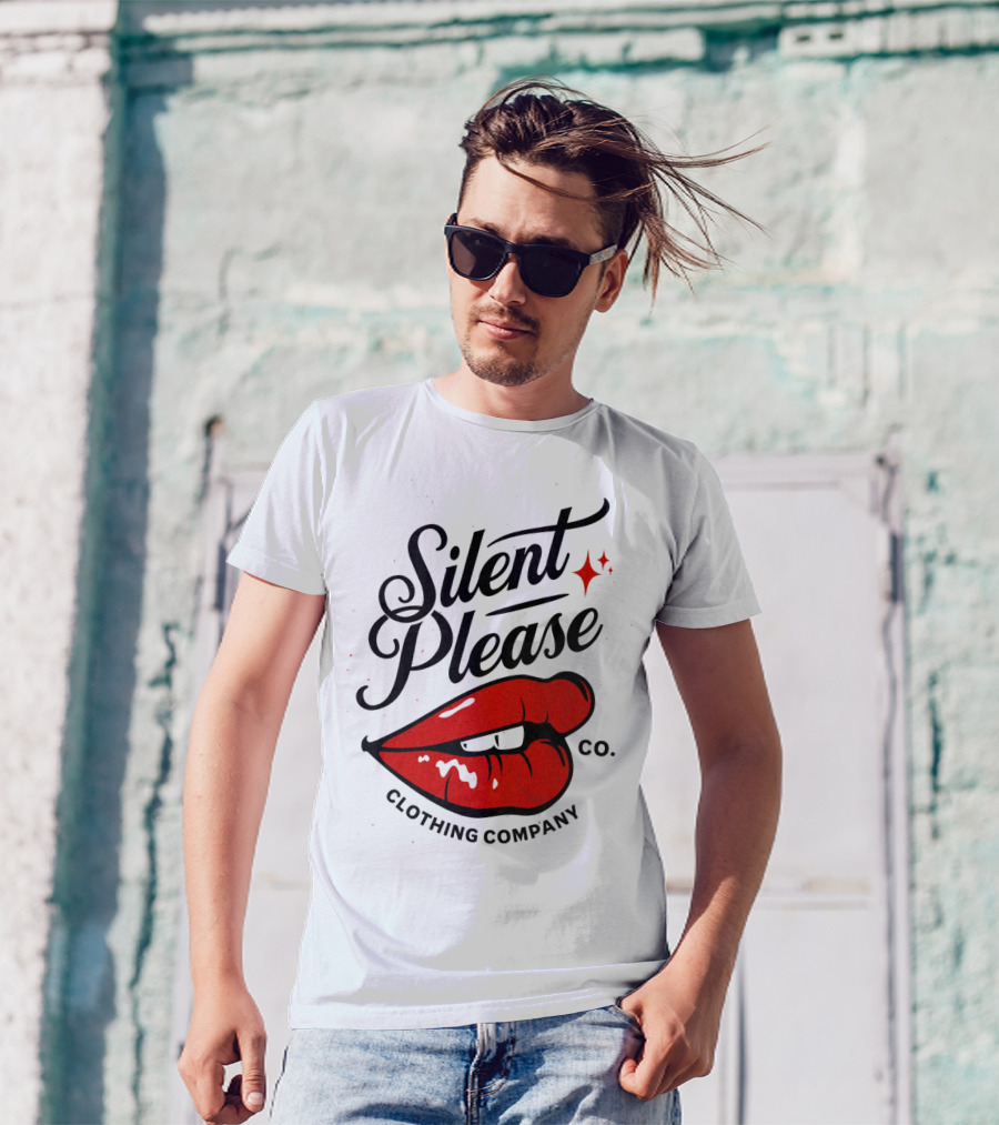 Silent Please Clothing Company Red Lip Co T-Shirt