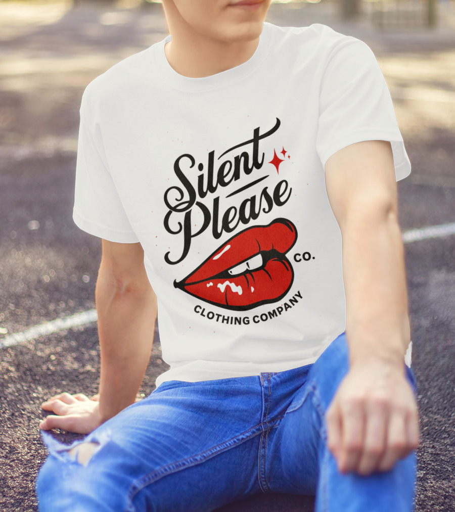 Silent Please Clothing Company Red Lip Co T-Shirt