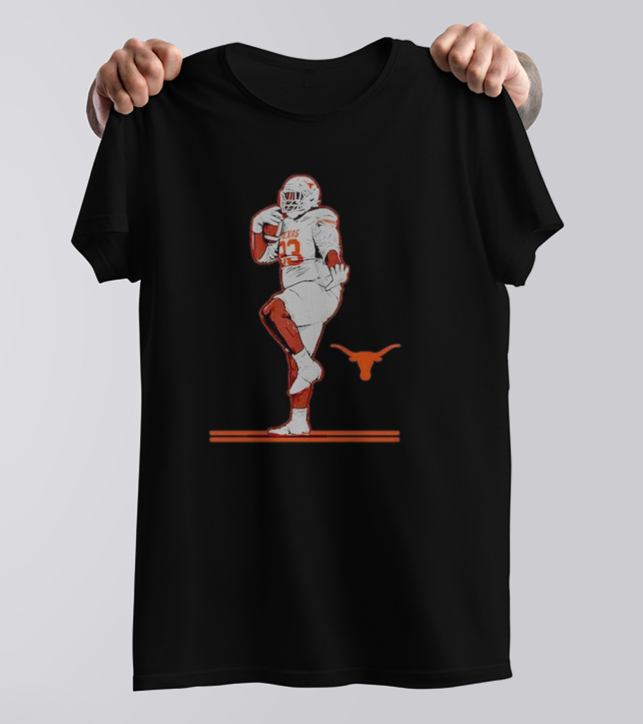 Texas Longhorns Football T’Vondre Sweat 93 Pose T-Shirt