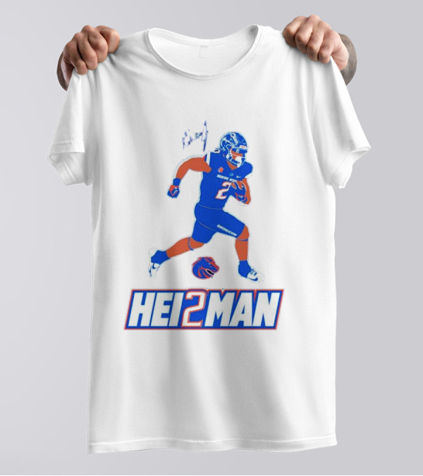 Ashton Jeanty Boise State Broncos Hei2man Football Player T-Shirt