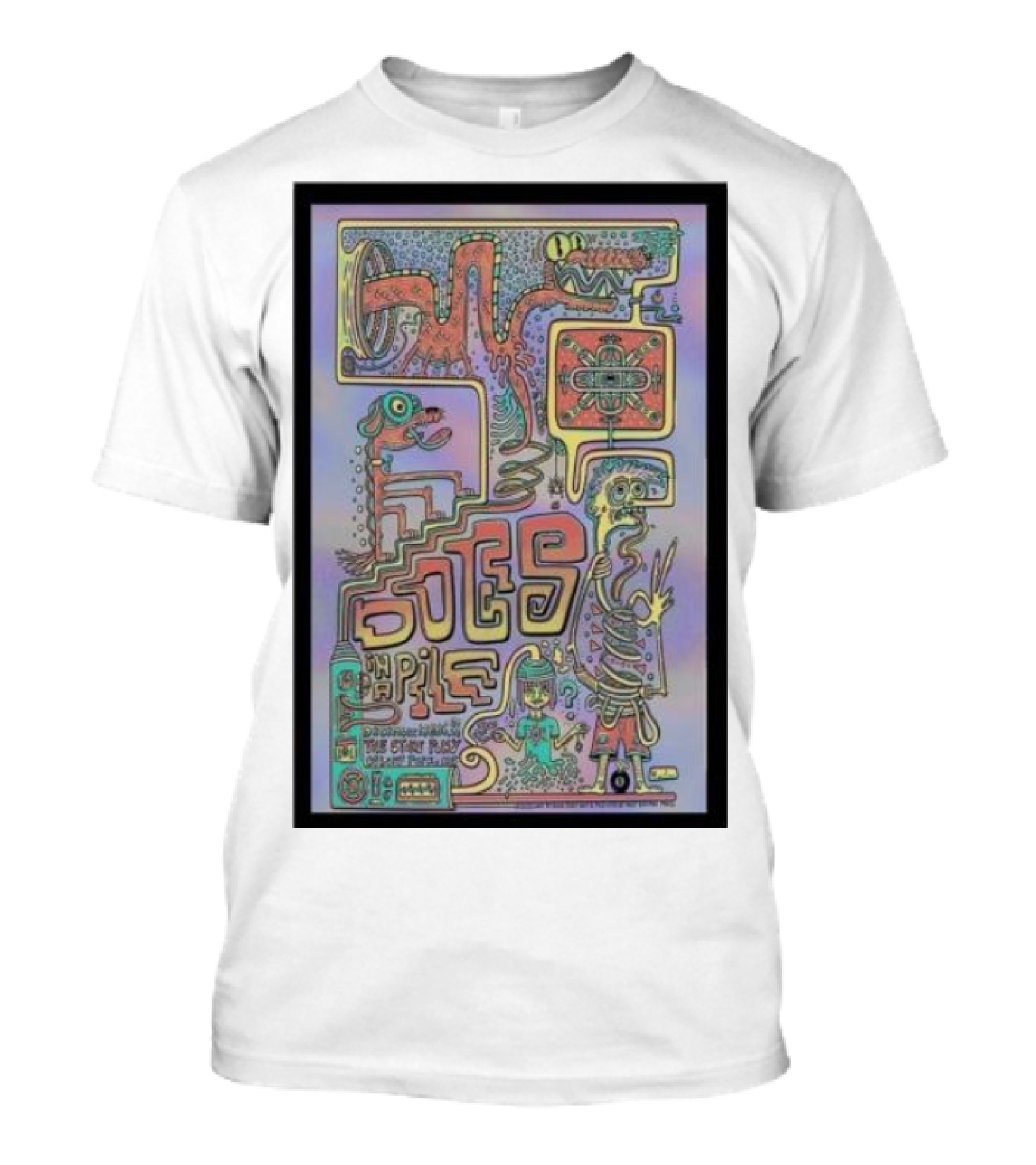 Dogs In A Pile The Stone Pony Asbury Park Psychedelic T-Shirt