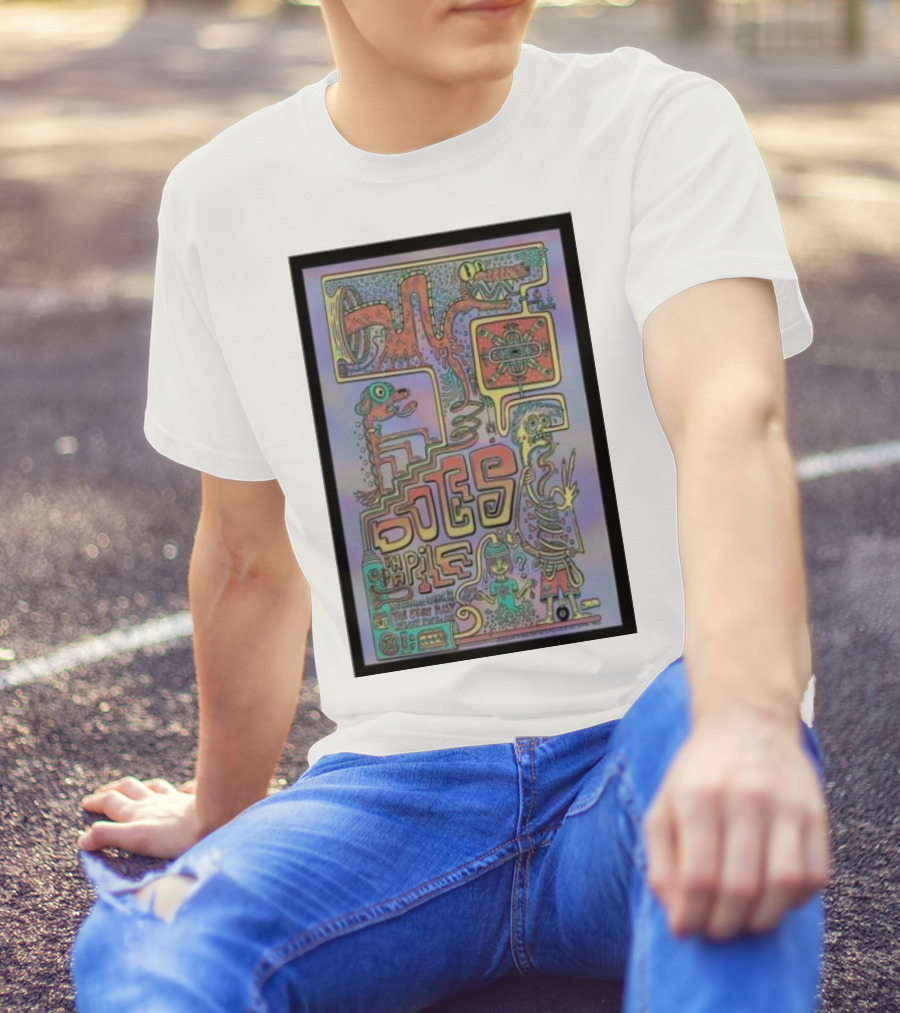 Dogs In A Pile The Stone Pony Asbury Park Psychedelic T-Shirt