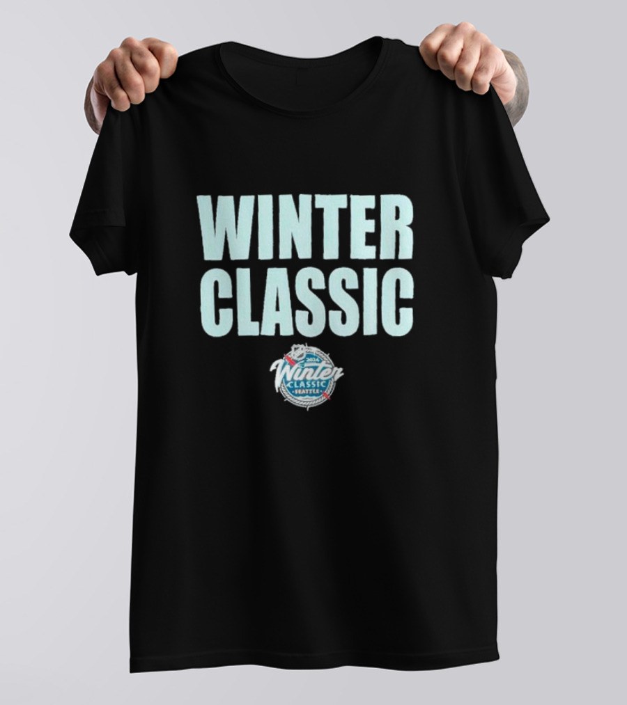 Winter Classic 2024 Seattle Kraken Legendary Slub Event T-Shirt