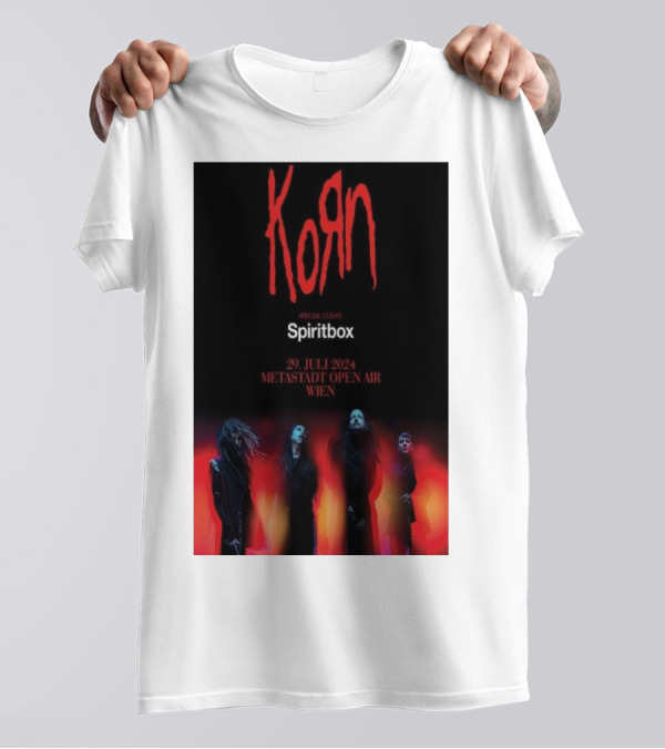 Korn Spiritbox Live At Metastadt Wien Open Air July 29 T-Shirt