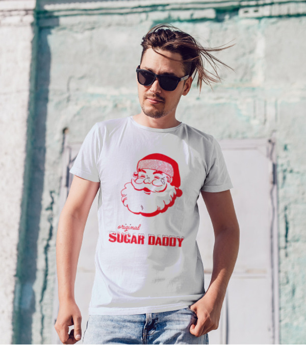 Original Sugar Daddy Santa Christmas T-Shirt